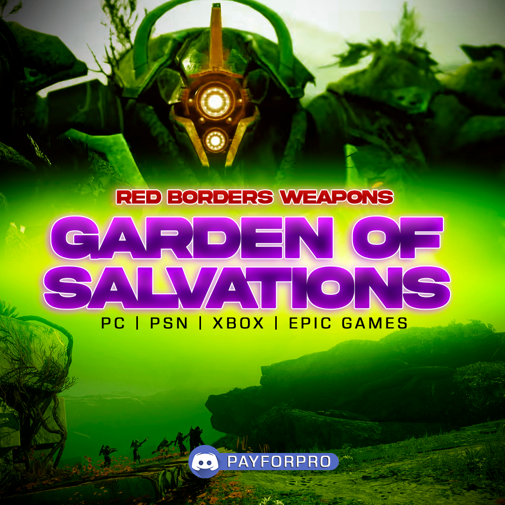 RED BORDER GARDEN OF SALVATION WEAPONS